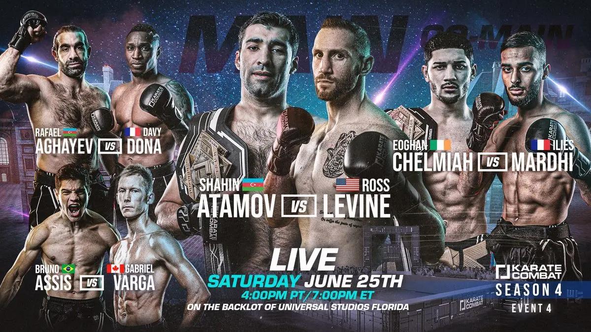 FULL FIGHT CARD: Atamov vs Levine